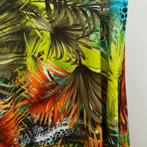 Gitane made in Canada, hawaïien print, tunic/dress, size medium, mini length - Picture 7 of 9